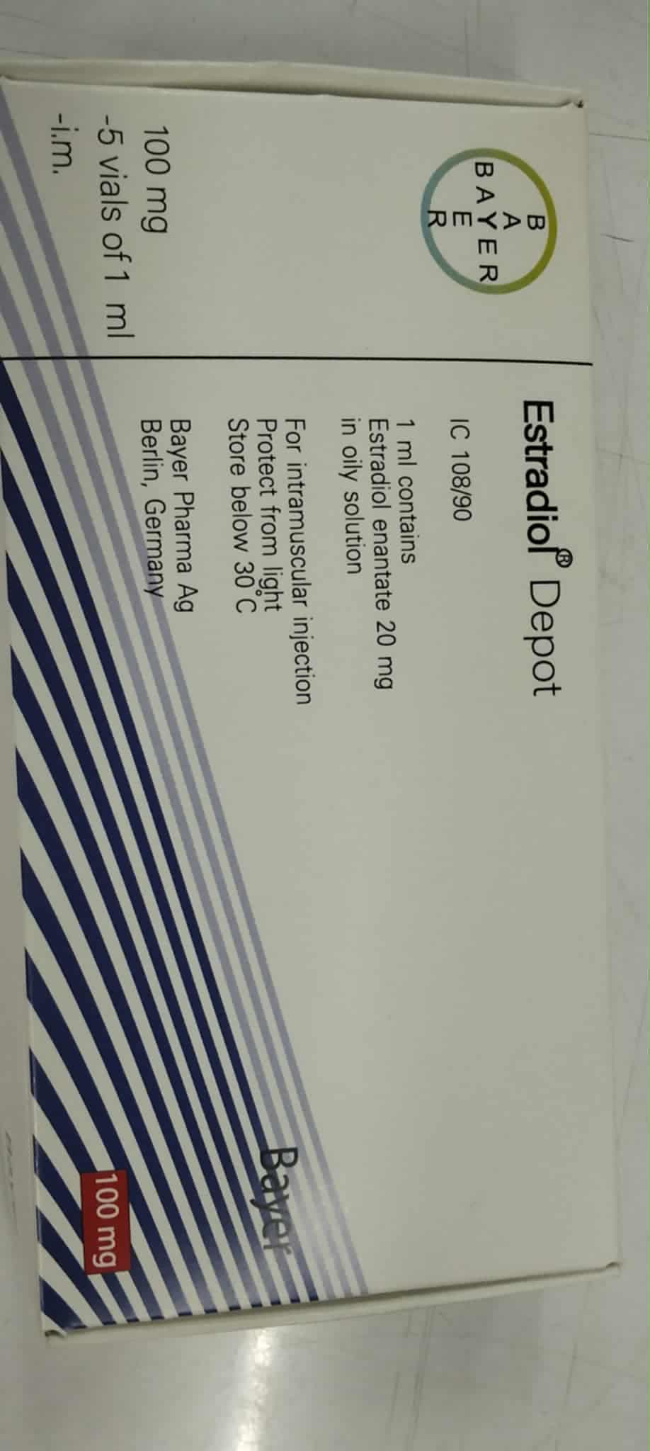 Estradiol enantate 20mg (Bayer)